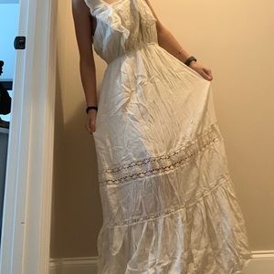 Off white maxi dress